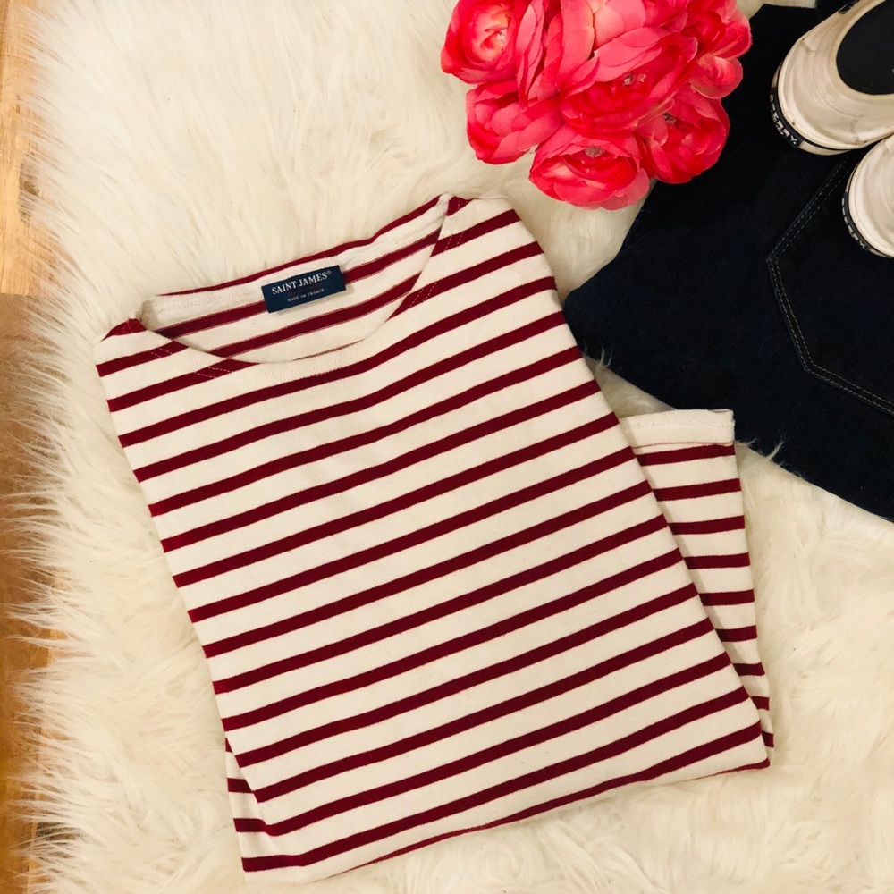 Saint James Meridien Moderne Breton Striped Top